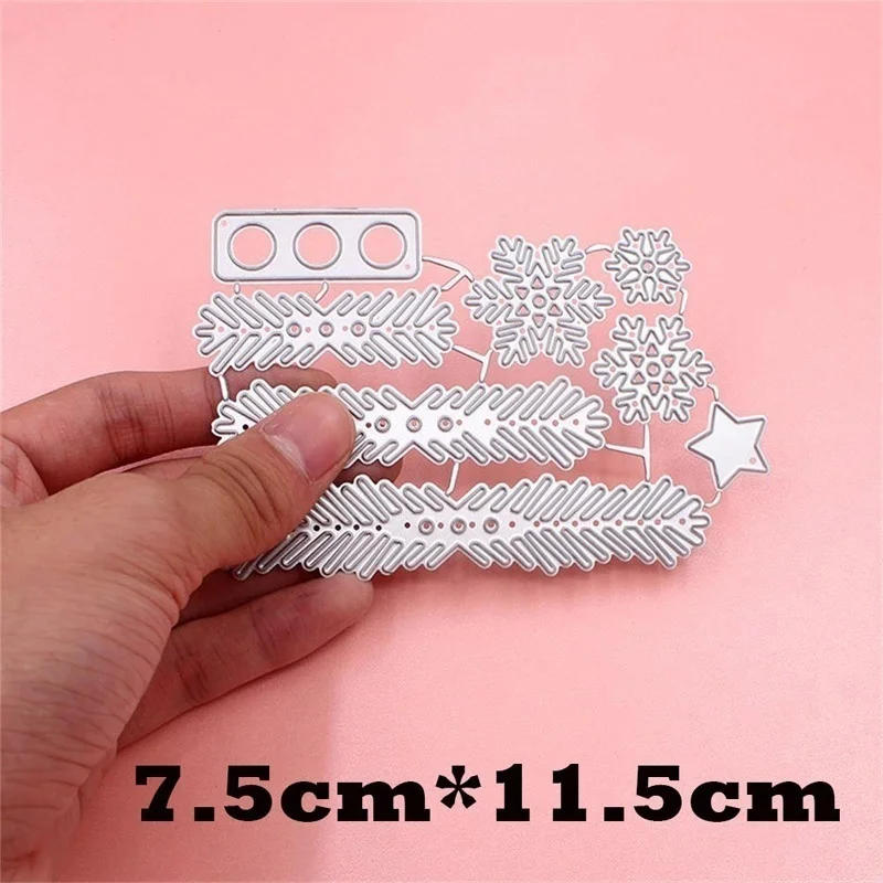 Description Picture 4 of itemDiy Paper Craft Gift Handmade Christmas Tree Metal Die Cutting Dies Scrapbooking Embossing Folder Suit for Cutting Machine
