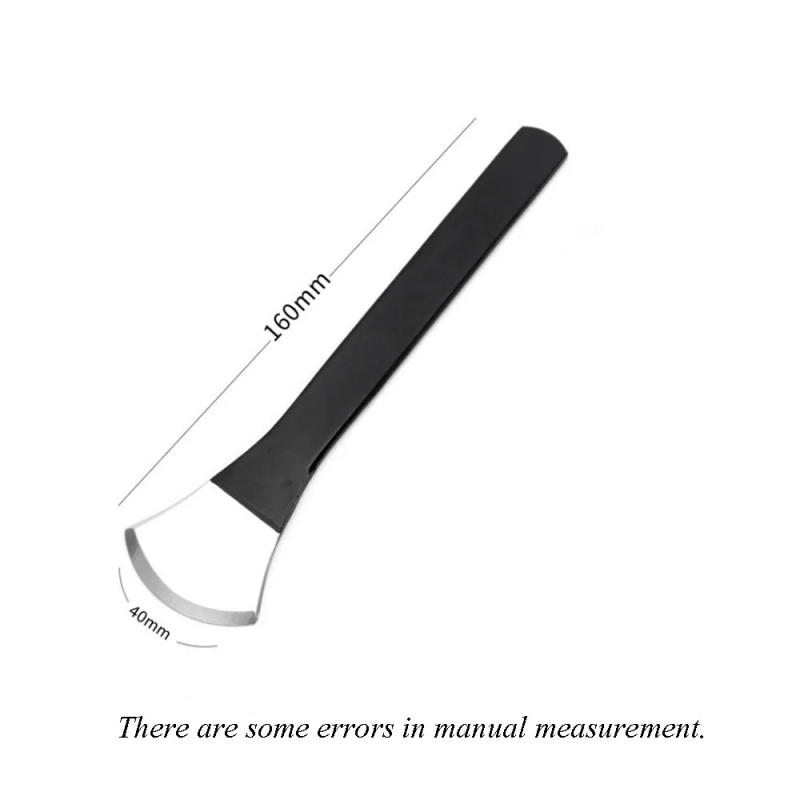Description Picture 2 of item1 Piece Leather Thinning Cutting Knife Handmade Craft DIY Tool 16cm Skinning Shovel Thinning Knife Leather Craft Supplies