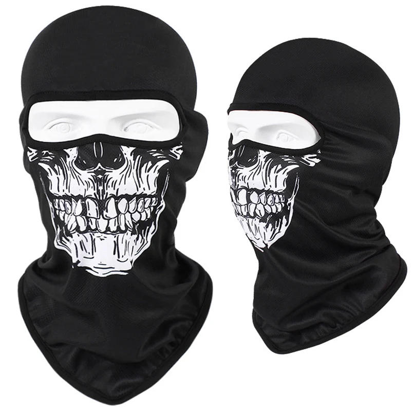 Description Picture 6 of itemSkull Print Bandana Balaclava Full Face Mask Scarf Outdoor Fishing Hunting Hiking Cycling Neck Gaiter Face Cover Shield