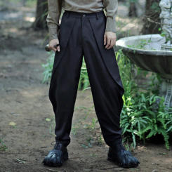 Big size Retro High Waist three-dimensional structure loose version trend wide leg Leggings designer original men's wear