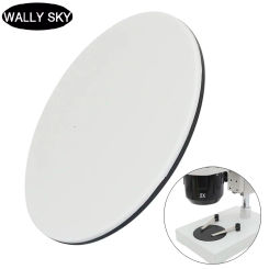 Stereo Microscope Bottom Working Stage Plastic Black White Board 60mm 75mm 95mm 100mm 120mm 125mm Microscope Accessories Parts