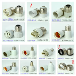 Led Lamp Bulb Base Conversion Holder Converter Socket Adapter MR16 GU10 G9 B22 E27 E14 E40 Fireproof Material For Home Light