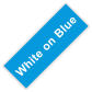 White on Blue