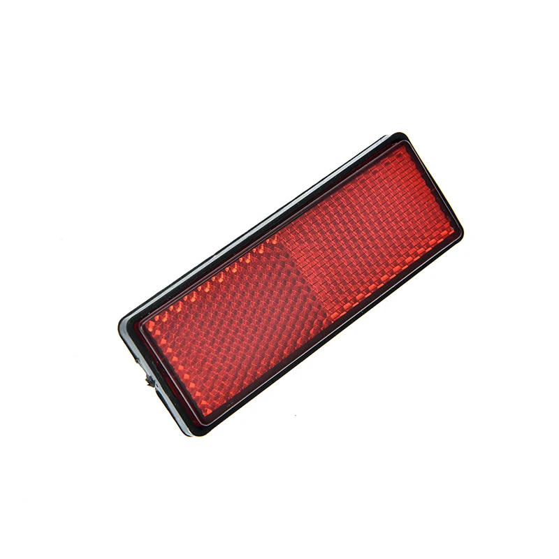 Description Picture 5 of itemBack Reflective Board Mountain Bicycle Rack Tail Safety Warning Lamp Cycling Bike Rear Reflector Light Red Orange 87x32x9mm