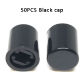 50pcs Black Cap