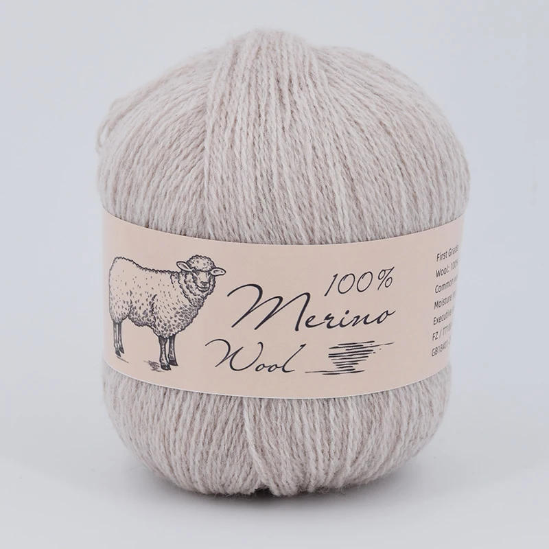Description Picture 6 of item100% Wool Yarn for Knitting Lightweight Crochet Thick Thread Hand knitted Autumn/winter Mohair Sweater Merino Wool Yarn 50g