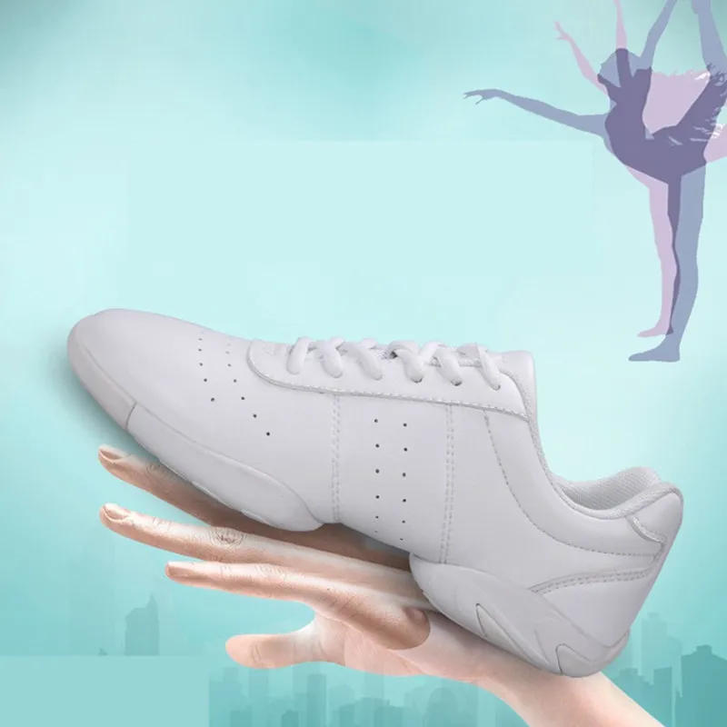 Description Picture 6 of itemDance Shoes Children Boy Girl Modern Soft Outsole Jazz Sneakers Aerobics Breathable Lightweight Kids Dancing Fitness Sport