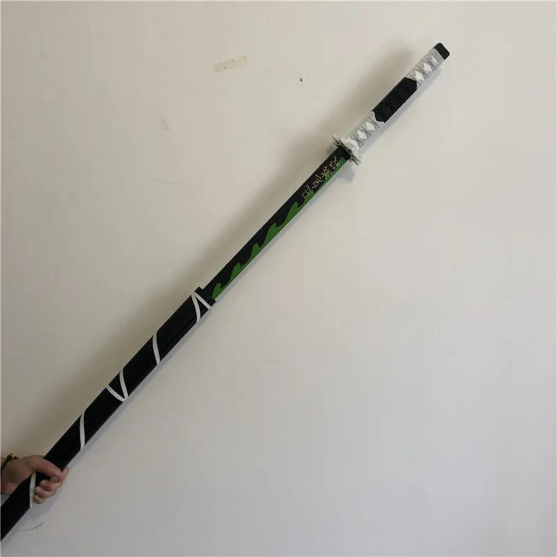 Description Picture 6 of item104cm Tomioka Giyuu katana 1:1 Demon Slayer Cosplay Sword Anime Ninja Knife Kimetsu no Yaiba Sword Weapon PU Prop Model