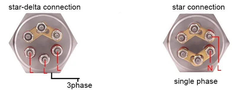 Description Picture 5 of itemDERNORD Water Tank Heater 220V/380V Boiler Heating Element DN32 Tubular Electric Heater 2KW 3KW 4.5KW 6KW 3750W SUS304