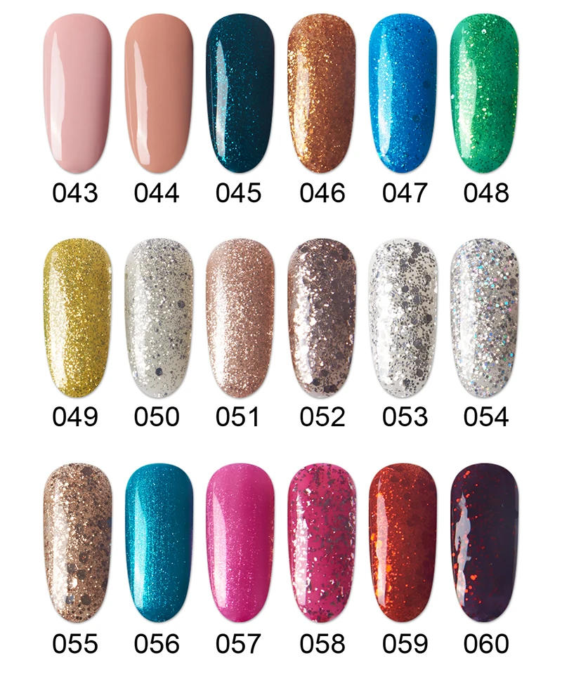 Description Picture 5 of itemANLYLAN 15ML Gel Nail Polish Glitter For Manicure set nail art Semi platium UV LED Lamp Nail varnishes Base top coat Gel lacquer