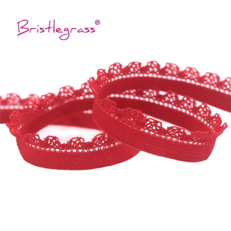 Description Picture 5 of itemBRISTLEGRASS 2 5 10 Yard 3/8" 10mm Picot Loop Decorative Frilly Lace Trim Elastics Spandex Bands Underwear Lingerie Sewing Craft
