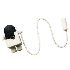 2pcs EU Miniature Wall Light Pull Cord Small Switch Replacement With Side Pull Cabinet Closet LED Lamp Online Rope Switch OJ200