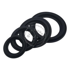 2x 1.5"/2"/2.5" inch Speaker Rubber Folded Edge Ring Woofer Repair Side Surround Circle Replacement Parts 39mm- 65mm/1.54"-2.56"