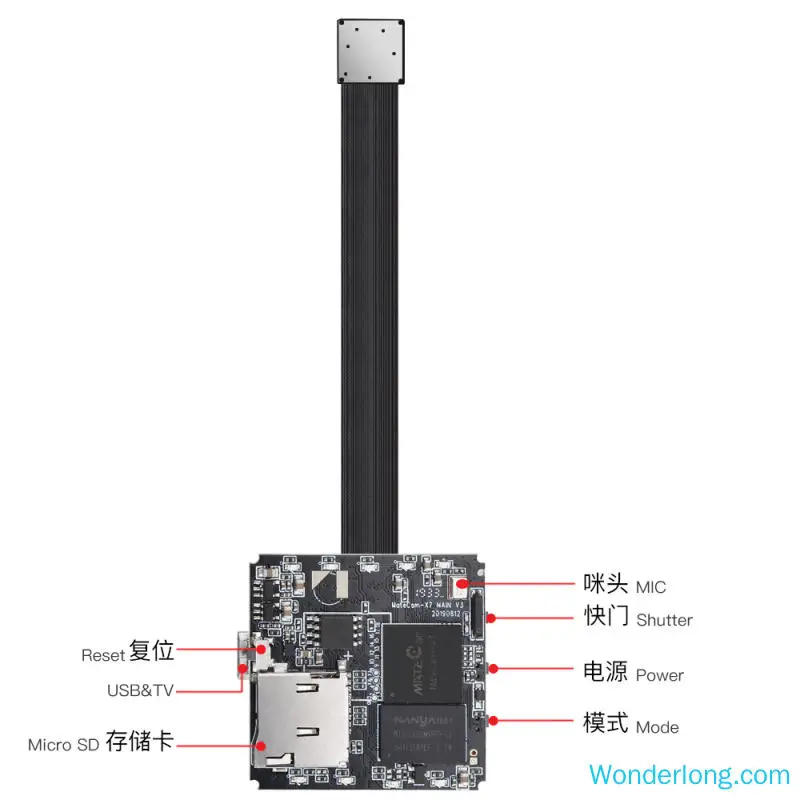 Description Picture 4 of item13MP Real 4K WiFi P2P Mini Camera Video Motion Detector Matecam Small DIY Cam Module