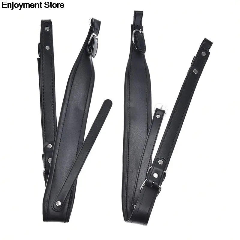 Description Picture 2 of item1 Pair Adjustable Accordion Straps For PU Leather Shoulder Straps Harness 16-120 Bass Comfortable Accordion Shoulder Straps
