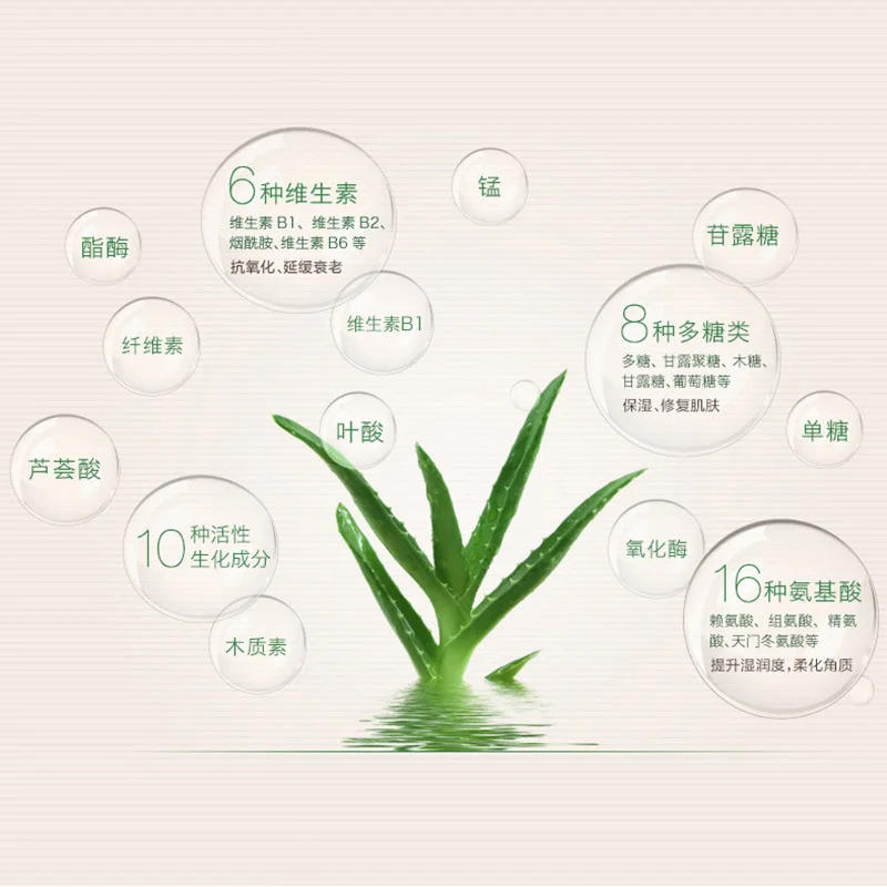 Description Picture 5 of item99% Aloe Vera Face Powder Smoothing Pressed Powder Waterproof Breathable Moisturizing Makeup Concealer Brighten Foundation