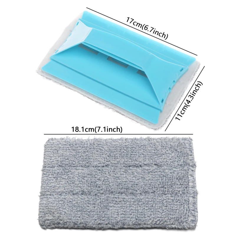 Description Picture 4 of itemMicrofiber Removable Washable Cleaning Brush Clip Household Duster Window Leaves Blinds Cleaner Brushes Tool