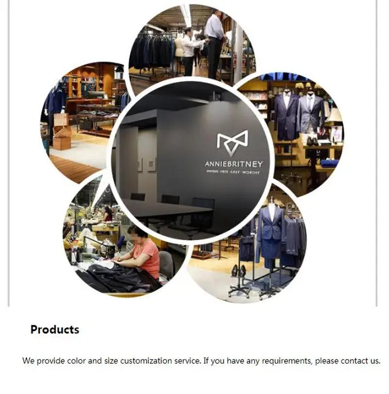 Description Picture 4 of itemCustom Grey Coat Navy Blue Vest Pant Fashion Wedding Suits Men Formal Slim Fit Groom Prom Tailcoat Tailor Made Man Blazer Tuxedo