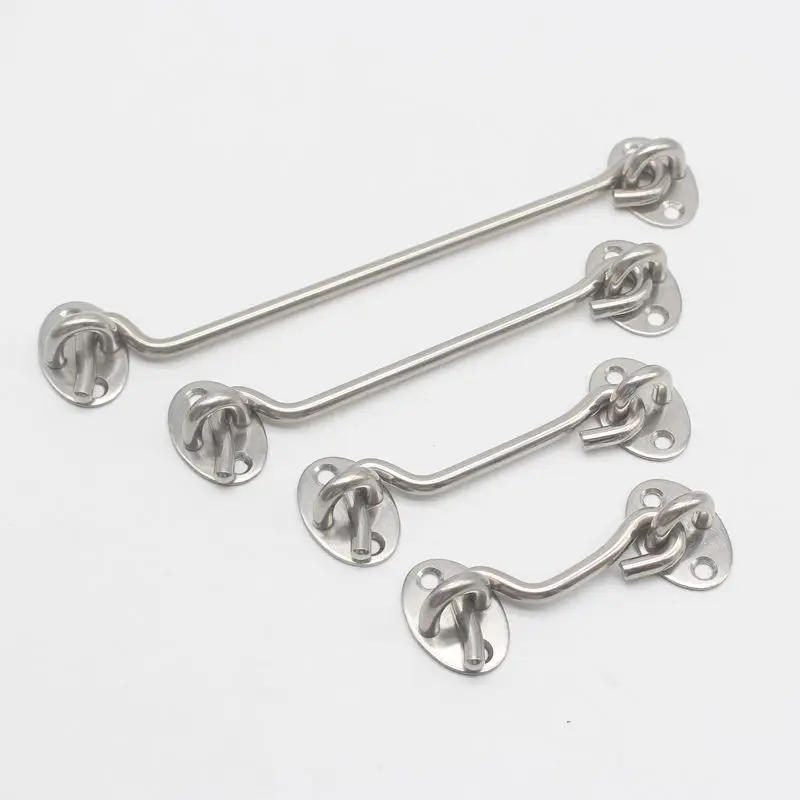 Description Picture 3 of itemStainless Steel Cabin Hook Eye Shed Gate Door Latch Silent Holder Window Cabin Hook And Eye Latch Lock Shed Gate