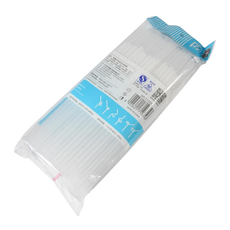 Description Picture 6 of item100Pcs Fluorescent Plastic Bendable  Beverage Straws Wedding Decor Mixed Colors Party Supplies Disposable straws