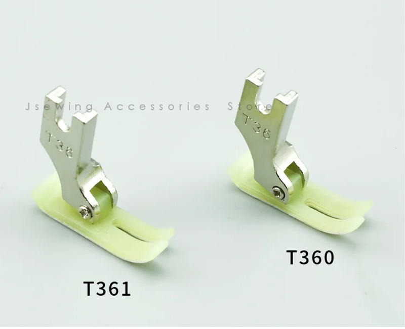 Description Picture 4 of itemT360/T361 Plastic Zipper Presser Foot For Industrial Single Needle Lockstitch Sewing Machine Accessories Spare Parts