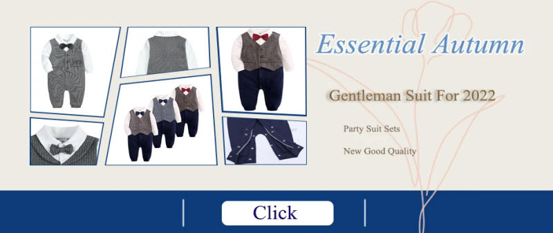 Description Picture 3 of itemAutumn Infant Baby Boy Rompers Cotton Gentleman Clothing Prince Costume Infant Jumpsuits Boys Clothes Winter Baby Clothes Fall