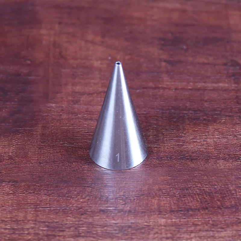 Description Picture 5 of itemSmall Pastry Nozzle 1pcs 18*30(mm) Stainless steel cake tools Cupcake Decorating Icing Piping Tips Puff Sugarcraft Pastry Tip