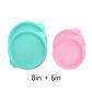 6in 2pcs 8in 2pcs c