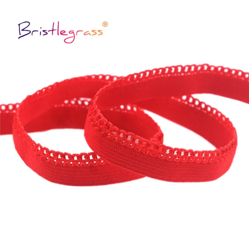 Description Picture 6 of itemBRISTLEGRASS 2 5 10 Yard 3/8" 10mm Picot Loop Elastics Decorative Frilly Lace Trim Spandex Bands Bra Lingerie Dress Sewing Craft