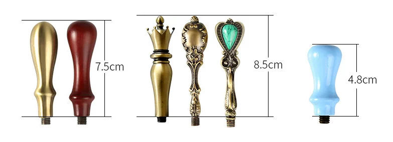 Description Picture 5 of itemCustom Seal Wax Seal Stamp Customized with Own Logo Wedding Invitation Birthday Gift Stamp Replaceable Handle Stamp Crafts Seal