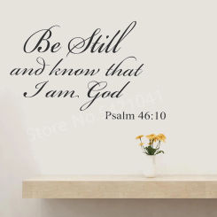 Hot Sale Durable Bible Verse Wall Decals Christian Quote Walls Art Stickers Religious Home Decor Wall Mural