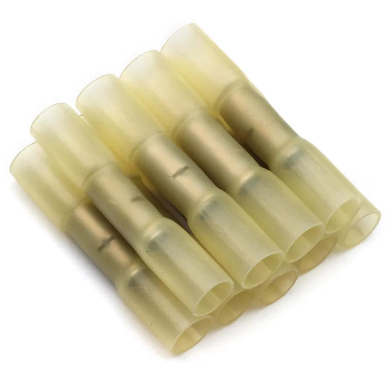 Description Picture 6 of item10/50/100pcs Electrical Heat Shrink Butt Crimp Terminals Solder Seal Wire Connectors Terminal Automotive Insulated Waterproof