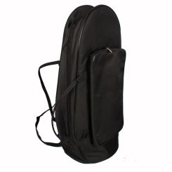 Portable Tenor Horn Gig Bag Case Black Waterproof Oxford Cloth Backpack Baritone Case Handbag Musical Instrument Storage Bag