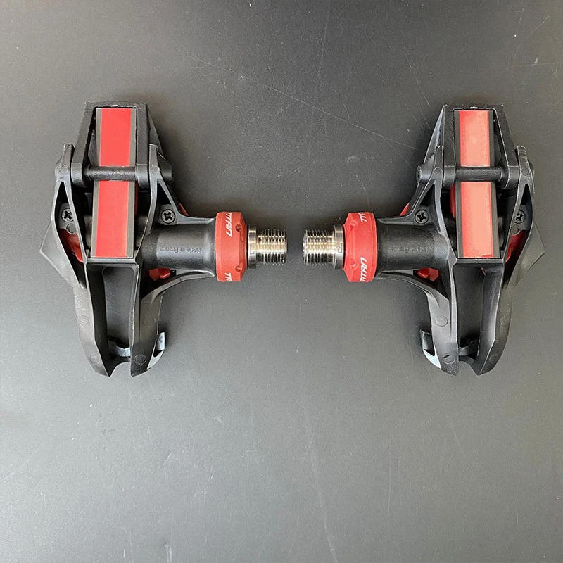 Description Picture 4 of item165g ultra light Road Pedals Carbon Ti Tianium road bicycle bike pedals with cleats