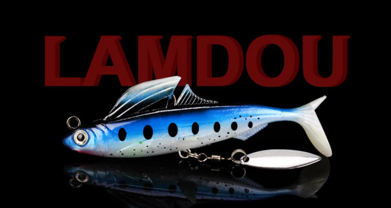 Description Picture 4 of item8.5cm/12.5g Fishing Tackle Bait Bionic Bait Long Casting Fork Tail Soft Lure Fake Vibrator Bionic Fishing Lure Artificial Baits