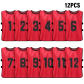Red 12pcs