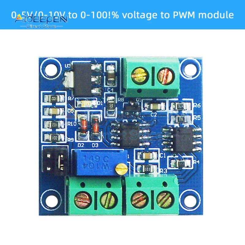 Description Picture 2 of item1PCS PWM to Voltage Converter Module 0%-100% to 0-10V for PLC MCU Digital to Analog Signal PWM Adjustabl Converter Power Module