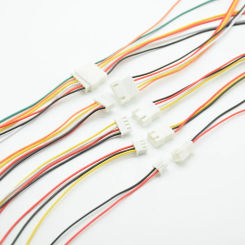 10pcs/5sets  XH 2.54mm 2/3/4/5/6 Pin Pitch Wire Cable Connector XH Plug Male & Female Battery Charging Cable 5female+ 5male 20cm