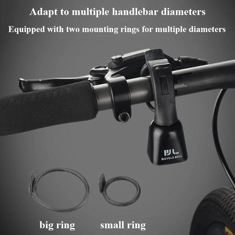 Description Picture 3 of item1pc SMS Bicycle Bell Mountain Bike Road Bike Loud Swing Alarm Ring Bicycle Cow Head Classical Bike Bell Bicycle Accessories