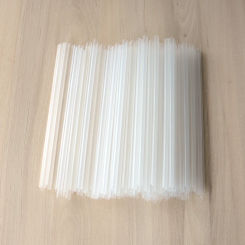 115Pcs Short Transparent Plastic Straw Disposable 15CM  Pointed Hard Bulk Thin Straw Commodity Bar Accessories Commercial Party