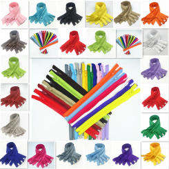30cm (12 inch) 10pcs 5# Nylon opening zipper(20 colors) suitable for of clothing luggage home textiles
