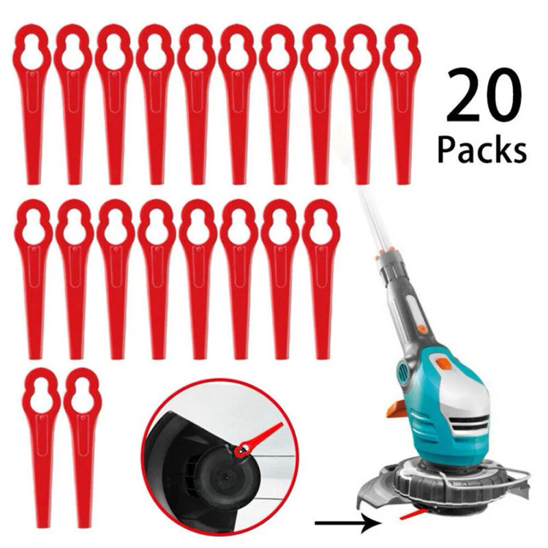 Description Picture 3 of item20PCS Strimmer Replacement  Blades Red For Einhell Cordless Grass Trimmer GE-CT 18 Lawnmower Blades Garden Power Tool Accessorie