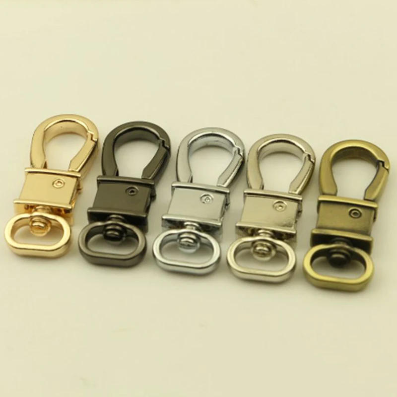 Description Picture 4 of item1pcs Metal Snap Hook Fashion Trigger Lobster Clasp Clip for DIY Leather Craft Tiny Pet Leash Bag Strap Webbing Keychain Hook
