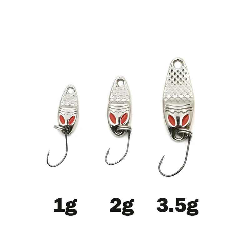 Description Picture 6 of itemNew 1pcs Lure Spoon Fishing Lures Pesca Wobblers Spinner Baits Shads Sequin Metal jigging For Carp Fishing Topwater Isca Bass