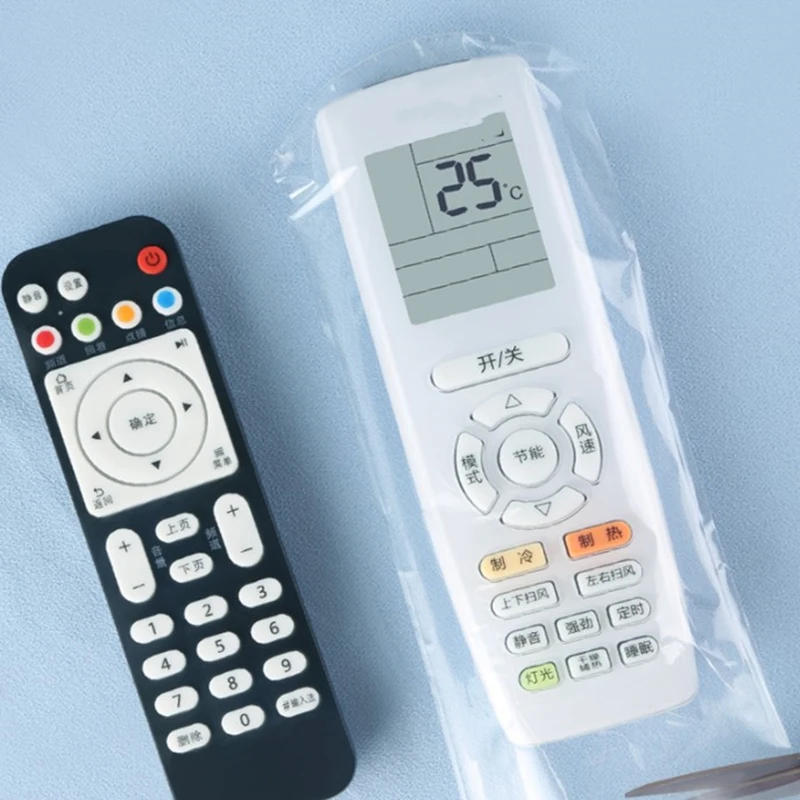 Description Picture 5 of item10pcs PVC Clear Heat Shrink Protective Film for Video TV Air Condition Remote Control Dustproof Cover Waterproof Protective Case