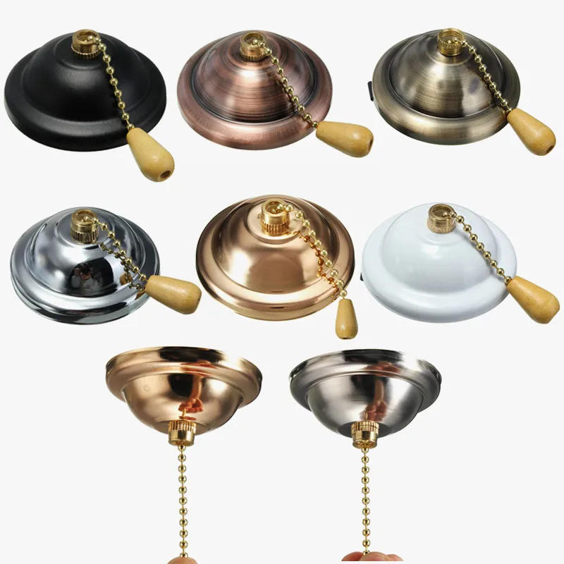 Description Picture 4 of itemLamp Base Retro Vintage Antique Ceiling Plate Lamp Holder Electroplating Iron e27 Pendant Light Accessory For Home Deco Dropship