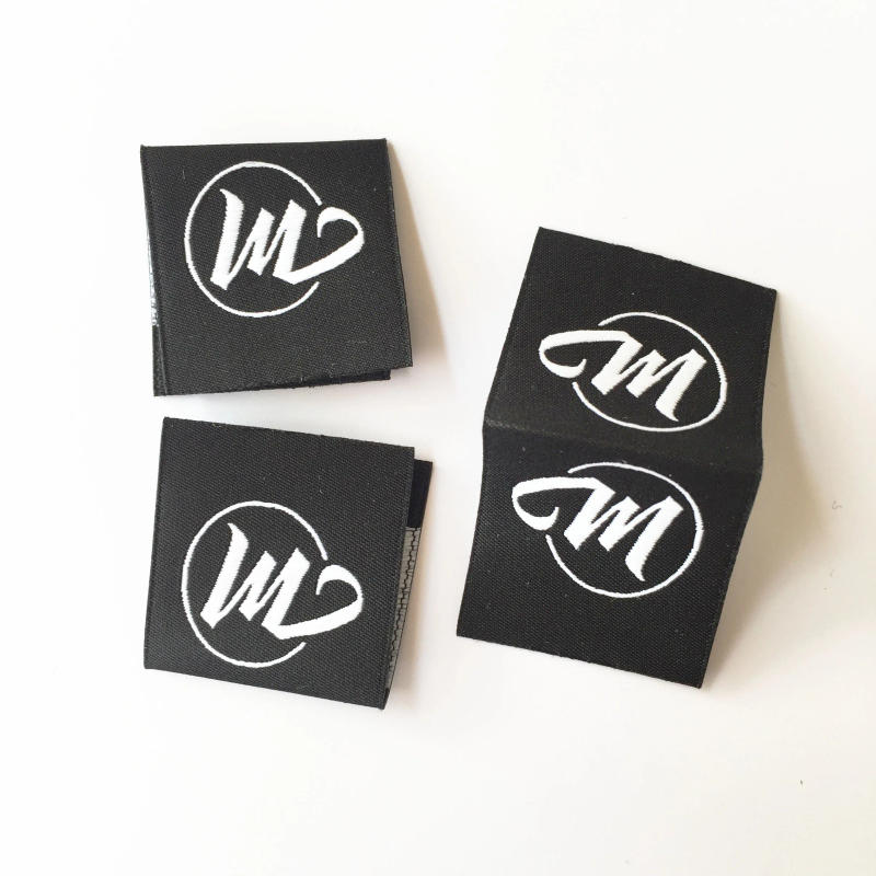 Description Picture 6 of itemCustomised High Density Damask Woven Label Clothing Label Woven Garment Neck Labels Hem Tags