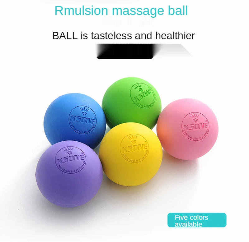 Description Picture 4 of itemMassage Ball 6.3cm Fascia Ball Lacrosse Ball Yoga Muscle Relaxation Pain Relief Portable Physiotherapy Ball Jaw Exerciser Ball