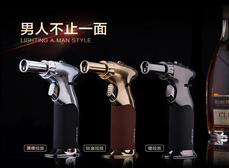 Description Picture 2 of itemJOBON High Temperature Jet Torch Flame Welding Torch Barbecue Kitchen Camping Cigarette Lighter Windproof Cigarette Lighter