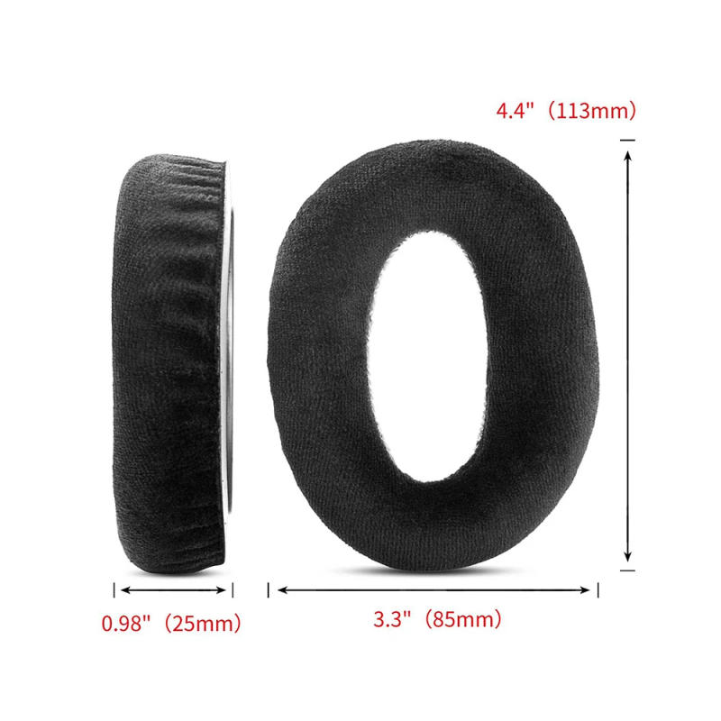 Description Picture 6 of itemPair Of Earpads For Sennheiser HD545 HD565 HD580 HD600 HD650 Headphone Ear Pads Cushion Memory Foam Sponge Cover Velvet Earmuffs